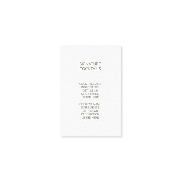 SIGNATURE COCKTAIL SIGN 4X6 VERTICAL
