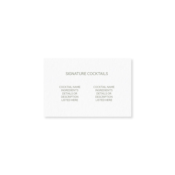 SIGNATURE COCKTAIL SIGN 4X6 HORIZONTAL