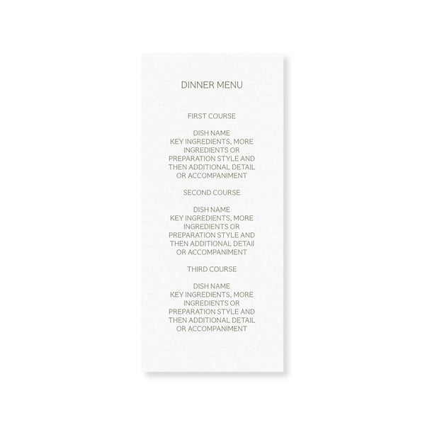 DINNER MENU 4X9